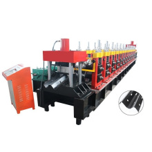 China 4mm Two Waves Highway Guardrail Barrier Roll Forming Machine